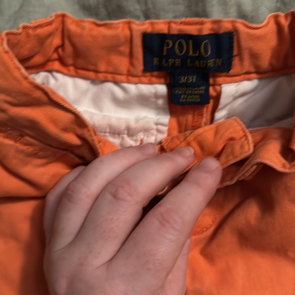 Polo Ralph Lauren 3/3t Orange Shorts - Picture 2 of 3
